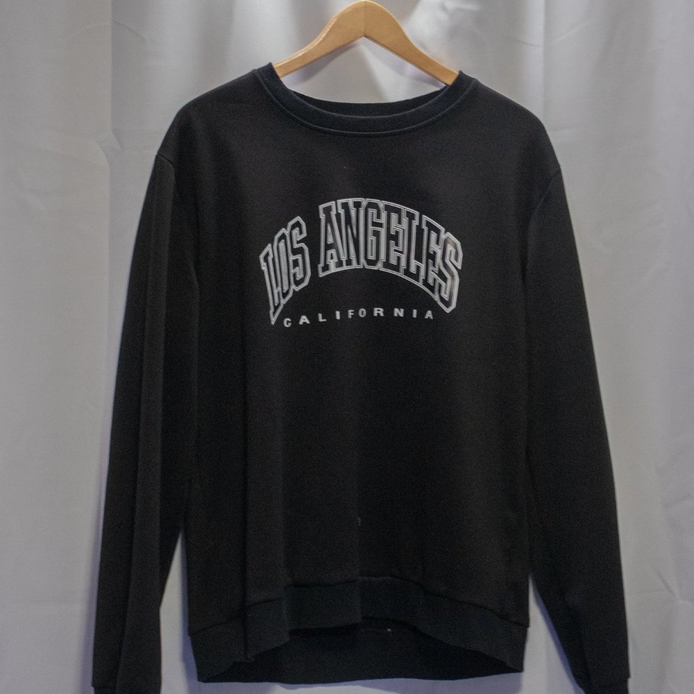 Los Angeles Light Sweater Black and White - Men's Large